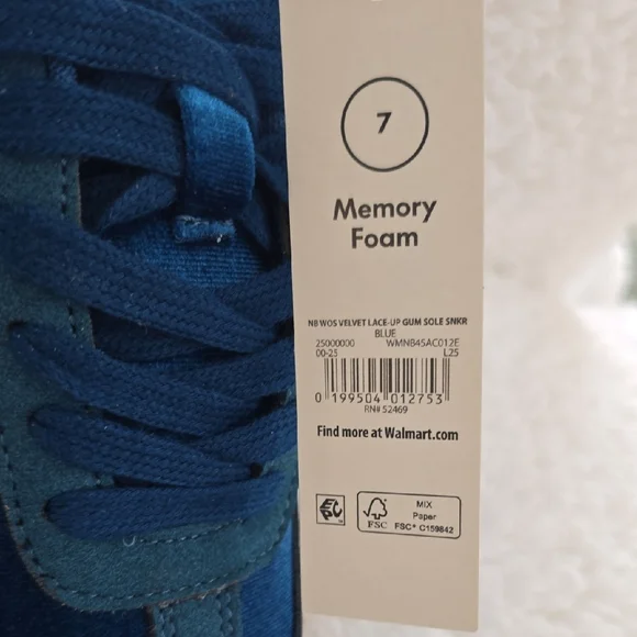 No Boundaries Teal and Brown Sneakers - Picture 3 of 7